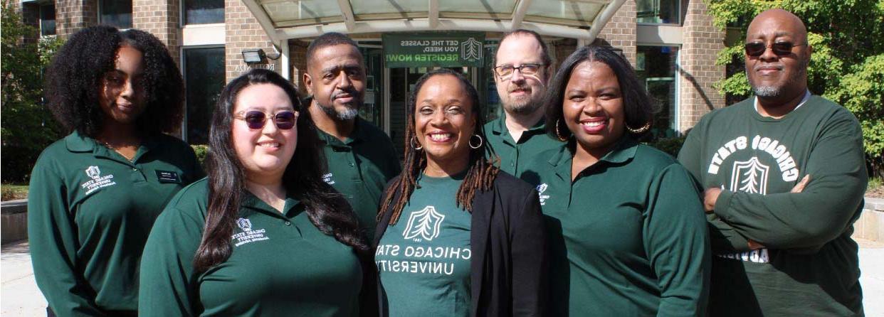 (Front row) Marquita Gill, Director Marion Berry, Guadelupe Cabrera (Back row) Arthur Horton, Deneen Brackett, Kevin Newell and Tiki Brown